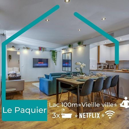 Le Paquier - Mycosyapart, Vieille Ville, Calme, Lac 100M, Netflix アヌシー エクステリア 写真
