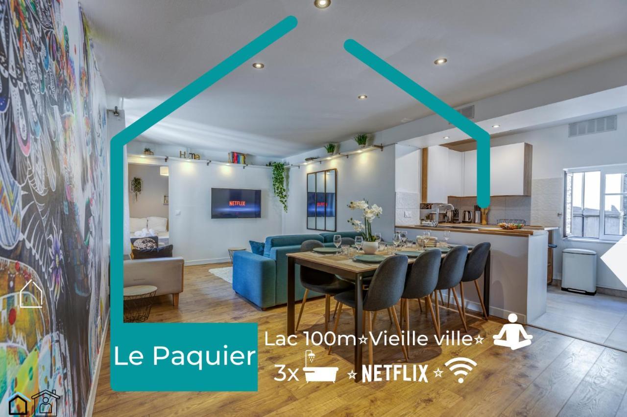 Le Paquier - Mycosyapart, Vieille Ville, Calme, Lac 100M, Netflix アヌシー エクステリア 写真